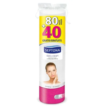 Dischete demachiante Septona 80+40 gratis 120 bucăți