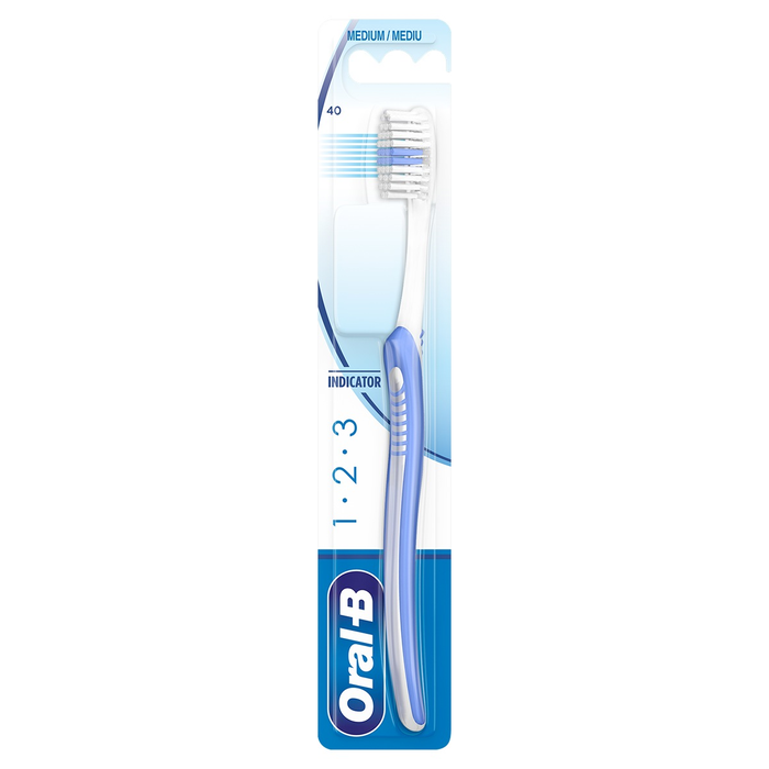 Periuță de dinți Oral-B 1.2.3 Indicator Medium 1 bucată