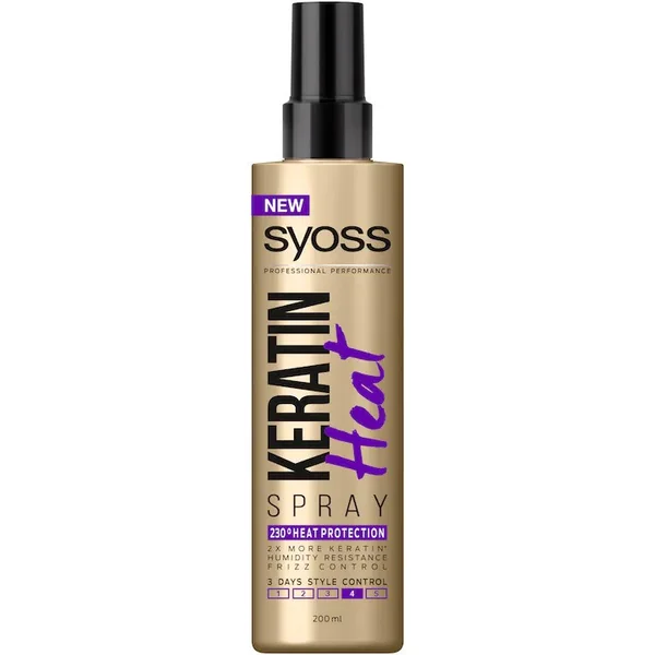 Spray protecție termică Syoss Keratin Heat 200 ml