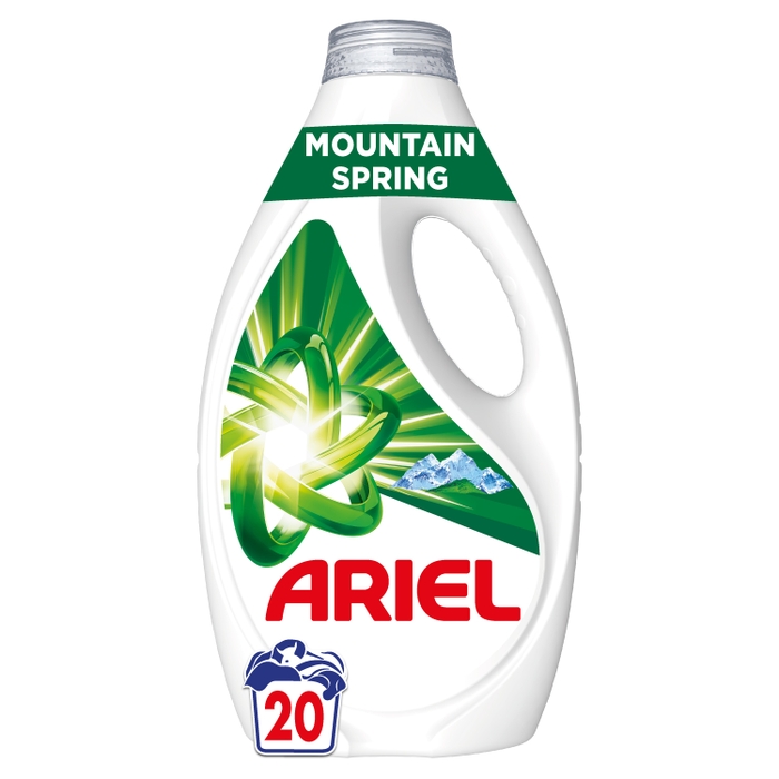Detergent lichid Ariel Mountain Spring 0,9 L 20 spălări