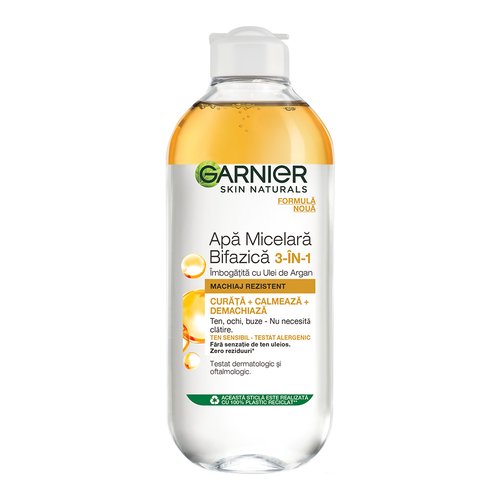 Apă Micelară Bifazică Argan Garnier 400 ml