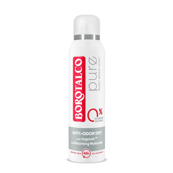 Deodorant Pure Grey Borotalco Spray 150 ml
