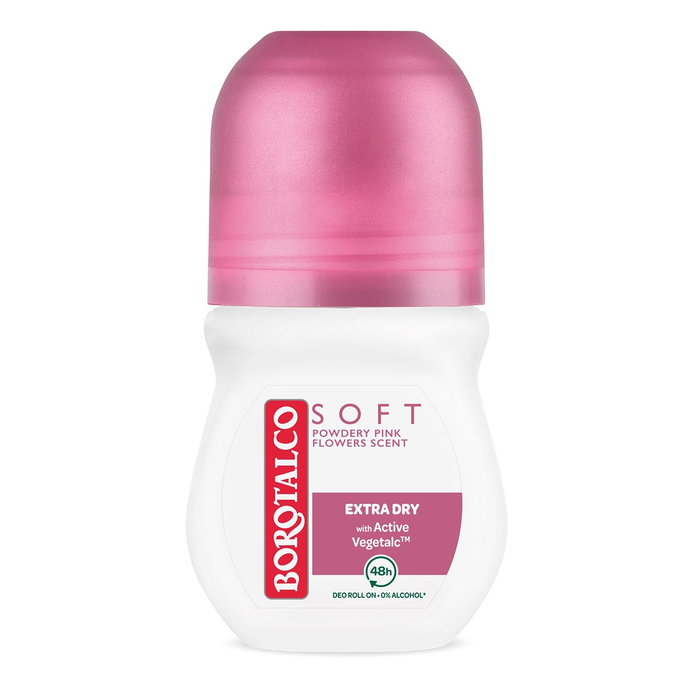 Antiperspirant Soft Pink Borotalco Roll-On 50 ml
