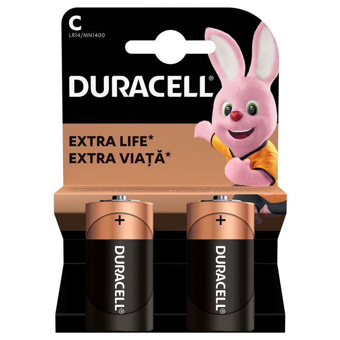 Baterii Duracell Basic C LR14 alcaline 2 bucăți