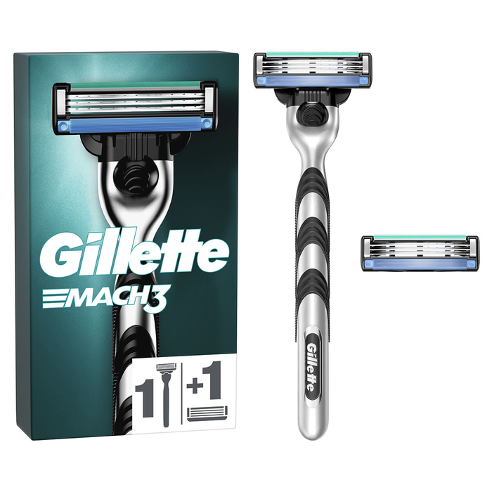 Aparat ras Gillette Mach3 cu 2 rezerve