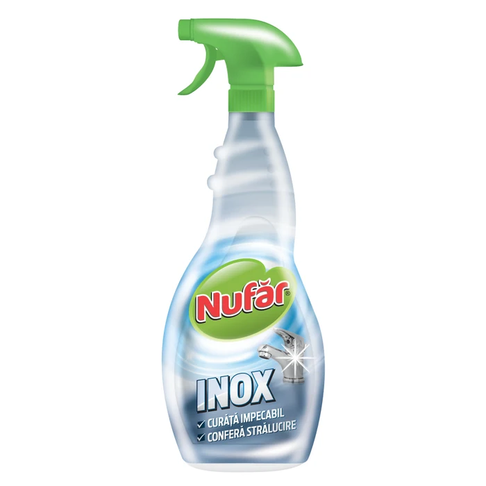 Soluție curățare inox Nufăr cu pulverizator 500 ml