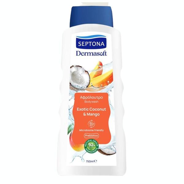Gel de duș Septona Dermasoft Cocos Mango 750 ml