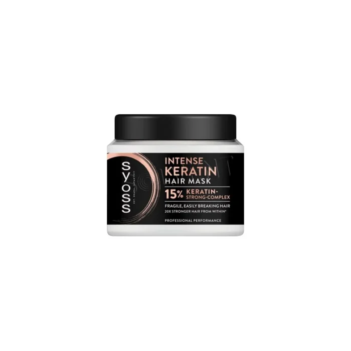 Mască pentru păr fragil Syoss Intense Keratin 400 ml